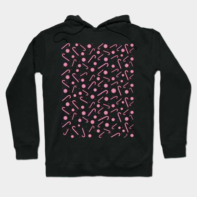 Candy Cane Happiness Hoodie by greenoriginals